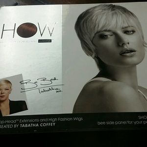 Tabatha Coffey BRUNETTE short hair extension